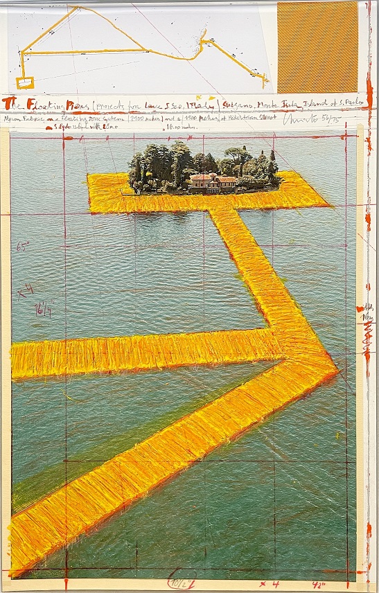 The Floating Piers, Lake Iseo Italy, 2017