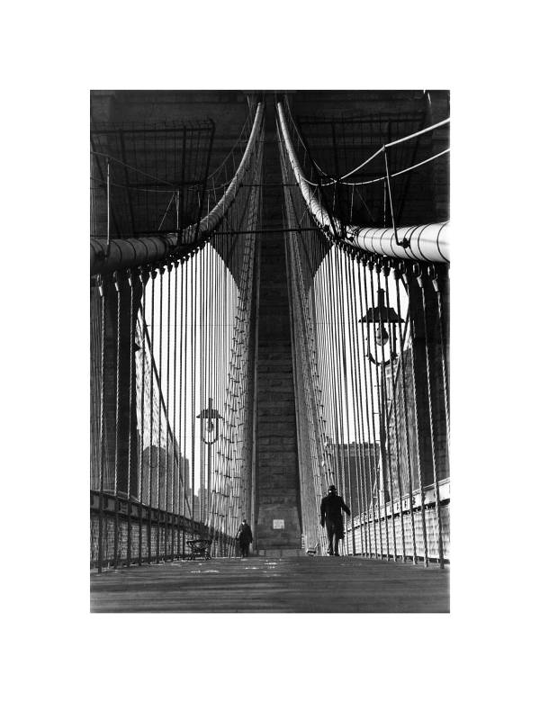 New York, Brooklyn Bridge, 1962