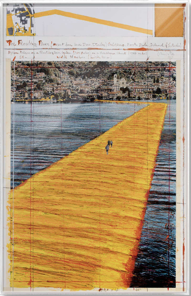The Floating Piers, Lake Iseo Italy, 2017