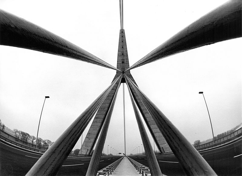 Düsseldorf, Fleher Brücke, 1981